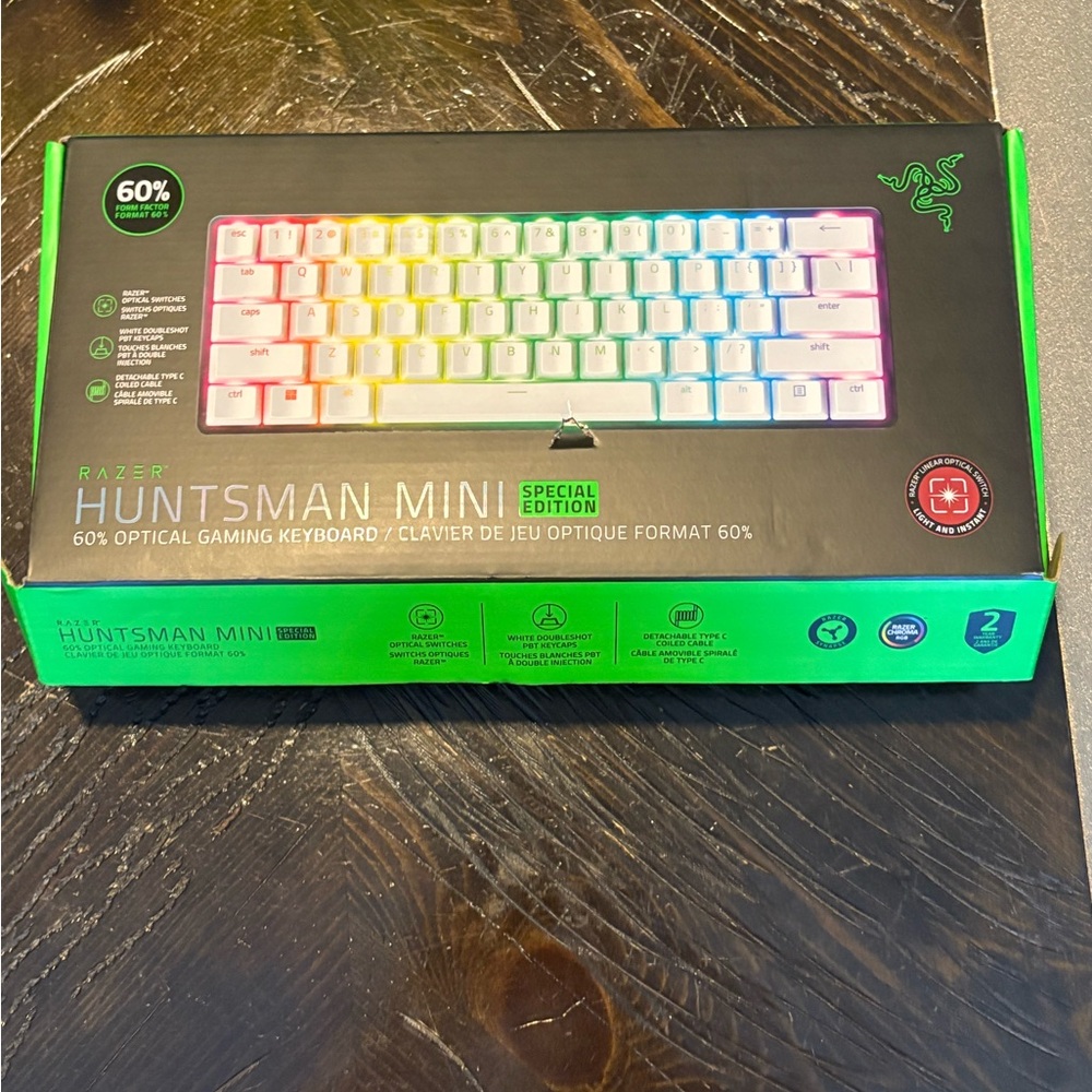 Razer Huntsman Mini RGB Gaming Keyboard usb wired